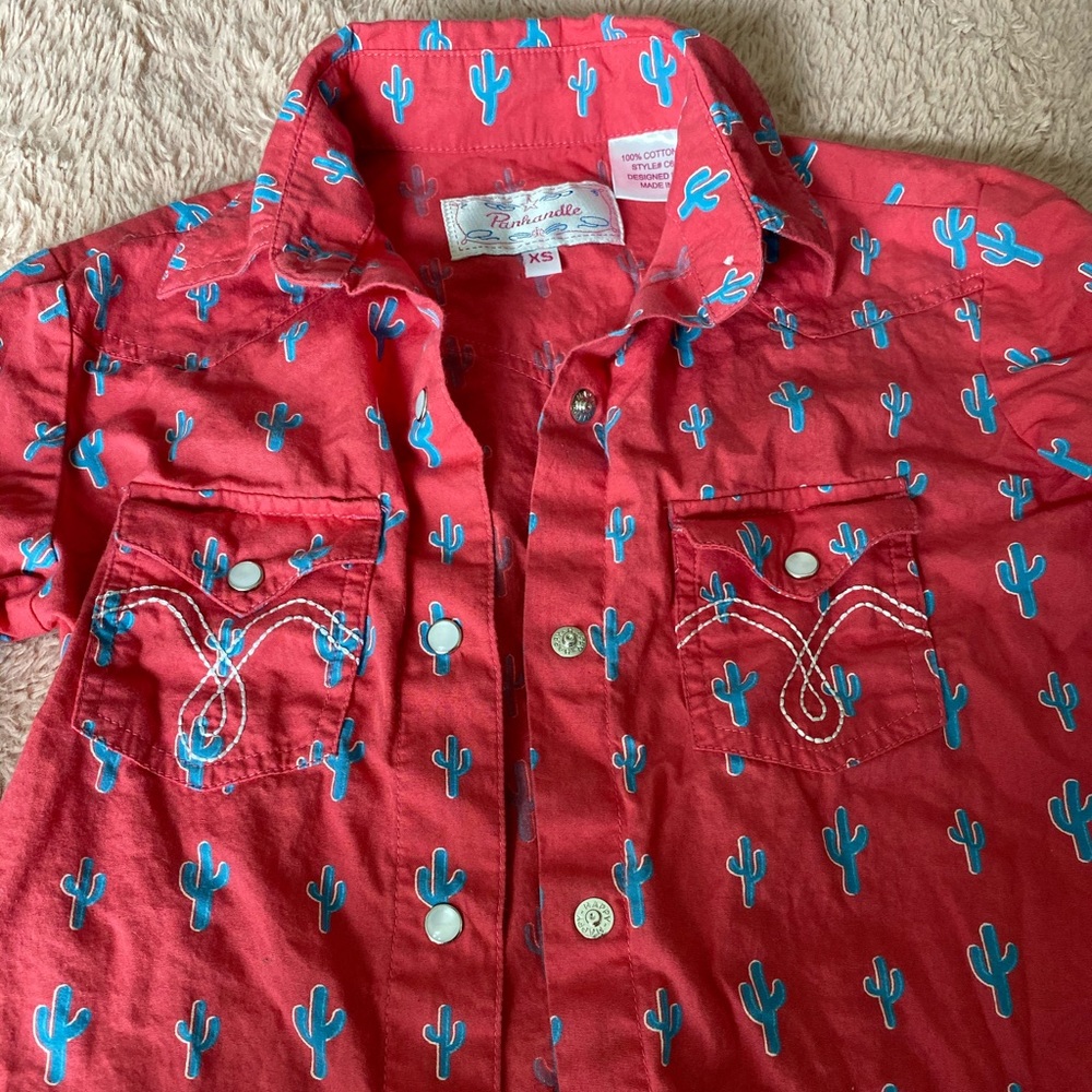 Panhandle pearl snap button western shirt